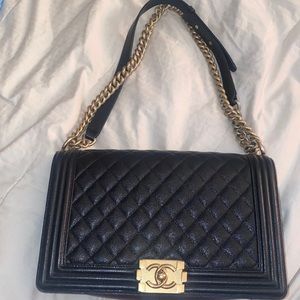 Chanel Medium Caviar Boy Bag